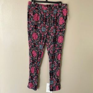 Floral joggers